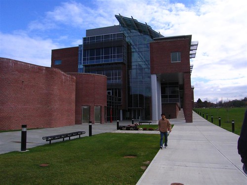 Back of the biotech building