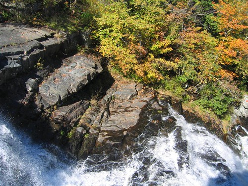 Rock ledges on the falls