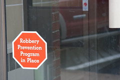 Robbery prevention program in place