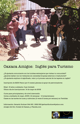 Oaxaca Amigos (Cartel Para Teotitlan)