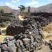 Remains of 160 storehouses from Inca times at Raqchi