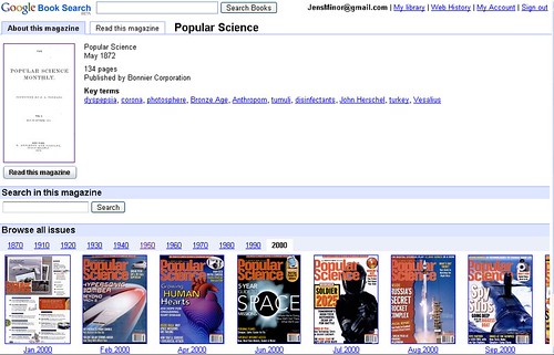 Google Book Search Magazin