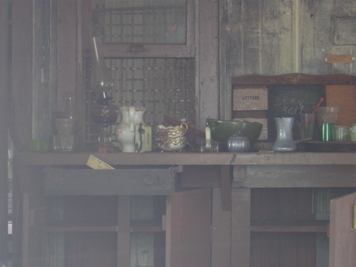A rustic abandoned kitchen
