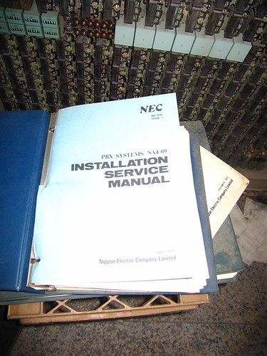 NEC NA4-09 PBX Installation Service Manual Cover