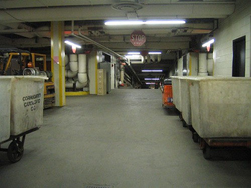 Entering the underground tunnel system