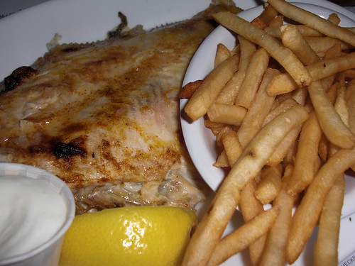 flounder and fries