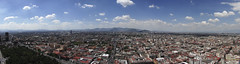 The skyline of Mexico City