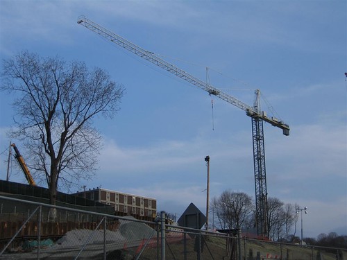 EMPAC crane seen during the day