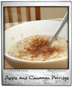 Apple and Cinnamon Porridge