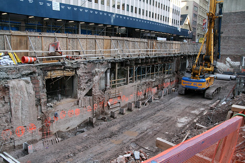 Fulton Street Transit Center Construction