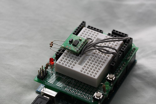Arduino + LIS302DL Accelerometer