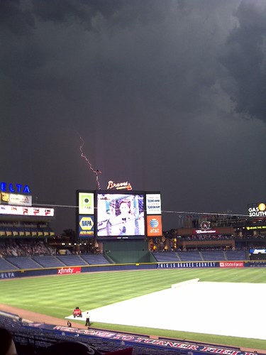 Atlanta braves lightning
