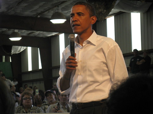 Obama in Terre Haute by BeckyF, on Flickr