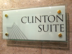The Clinton Suite! Down the hall from our room.