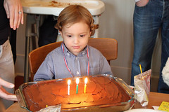 Blowing out Candles at 3 Yr Party 2