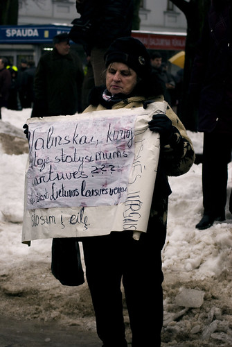 Protest in Kaunas
