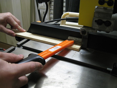 resawing on a simple jig made of a strip of plywood, and not much else