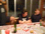 20070705-07 - 4th of July at Eric Axilbund's - MVI - 2748 - Clint, Mark, Eric, Mike, Janet - Playing RoboRally (27s) (mjpeg) (20fps) (mono snd)