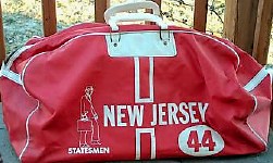 JOE PEPITONE Trenton's New Jersey Statesmen 1977-79  APSPL travel bag