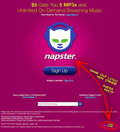 Napster Relaunches Under Best Buy