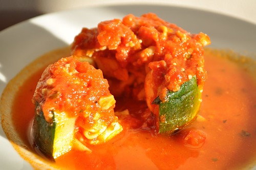 Barilla tortellini stuffed zucchini