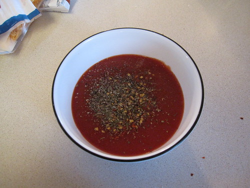 Sauce, before stirring
