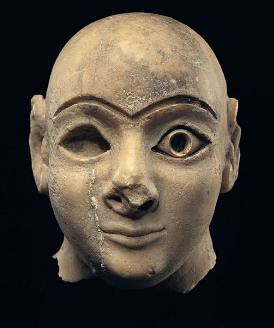 A Sumerian Head of a Worshipper