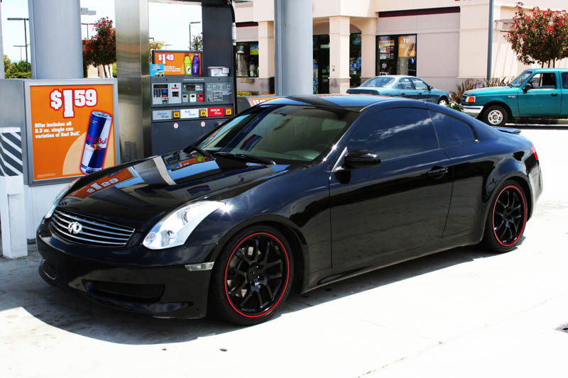 2006 Infiniti G35 Coupe Black 75,xxx miles mostly highway 6 Speed MT 19&quo...