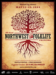 2009 Northwest Folklife Festival poster