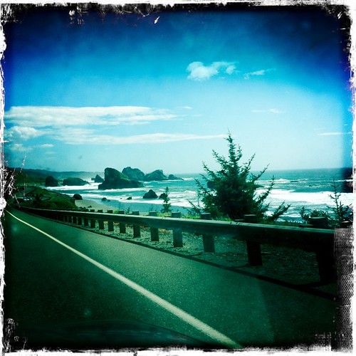 on the way to Brookings, Oregon