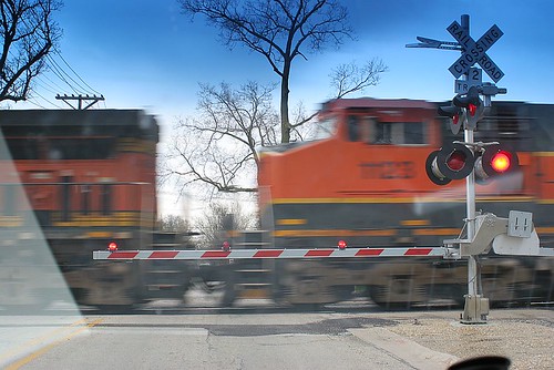 BNSF at the Grade Crossing