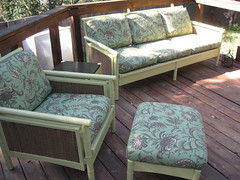 Re-upholstered Patio Furniture