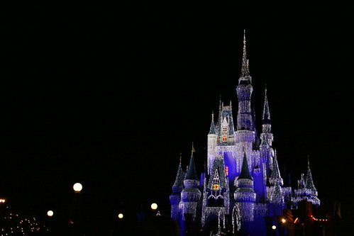 Cinderella Castle at Night during the Holidays • <a style="font-size:0.8em;" href="http://www.flickr.com/photos/28558260@N04/3255733098/" target="_blank">View on Flickr</a>