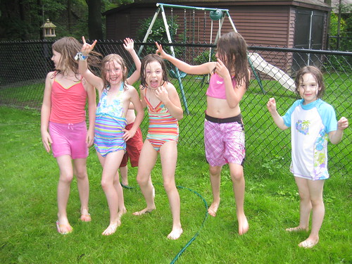 Backyard Sprinkler Party