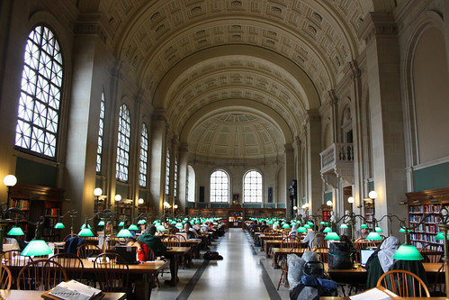 Inside the Boston Public Library