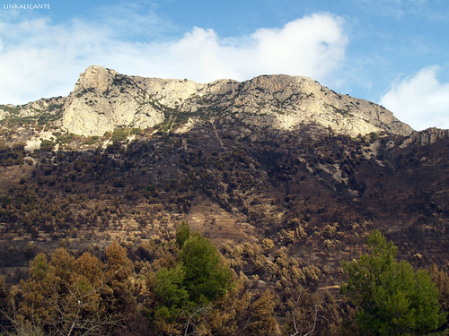 Incendio en Puig Campana y Ponoig
