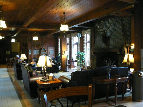 Lobby at Lake Quinalt Lodge
