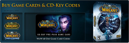World of Warcraft game cards
