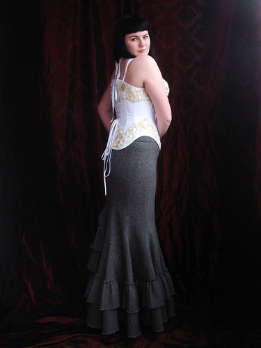 ADRIENNE - dramatic ruffle-train fishtail skirt вЂ“ Sewing