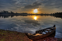 Srah Srang - Boat - Sunrise