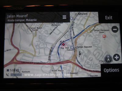 Nokia N97 GPS Map