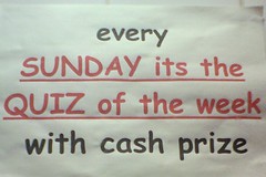 Picture of Category Pub Quiz On Sundays