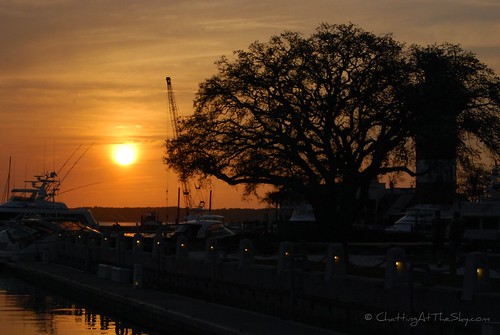 harbour town sunset