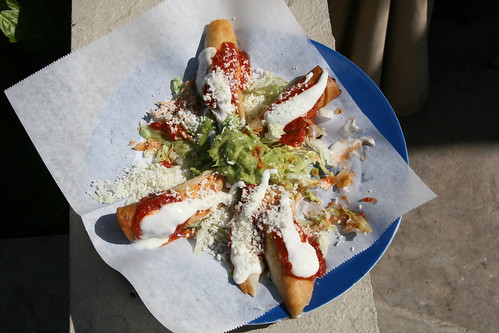 Chicken Flautas @ Pinche's Tacos, LA