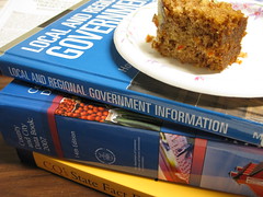 Mmmm....cake. And government info.