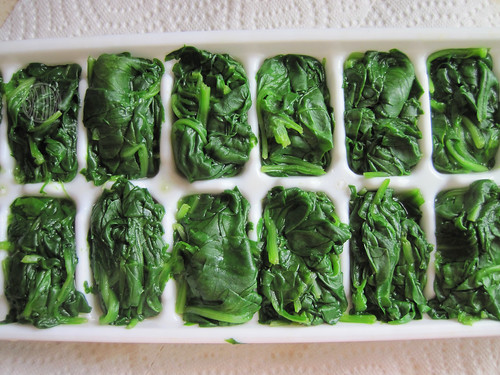 spinach cubes