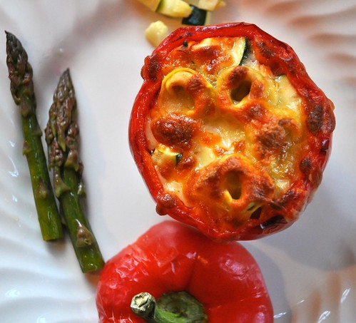 Barilla Tortellini-Stuffed Red Peppers