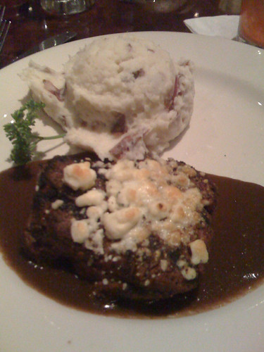 Filet Mignon and Cheese crust at the Daily Grill
