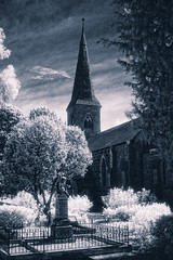 Infrared churchyard