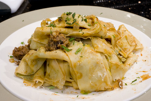 Plated Parpadelle